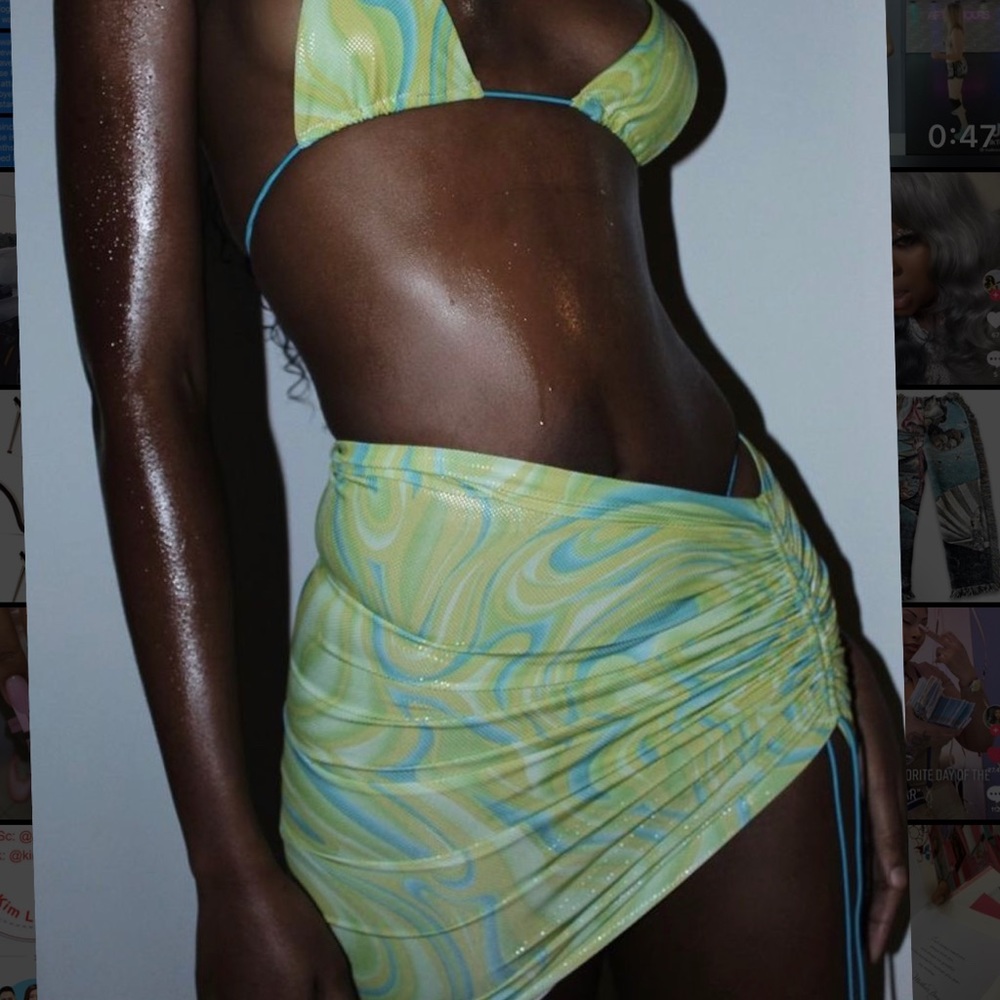 Sel Doval Barlos Resort (Bikini) + Skirt Set M/L